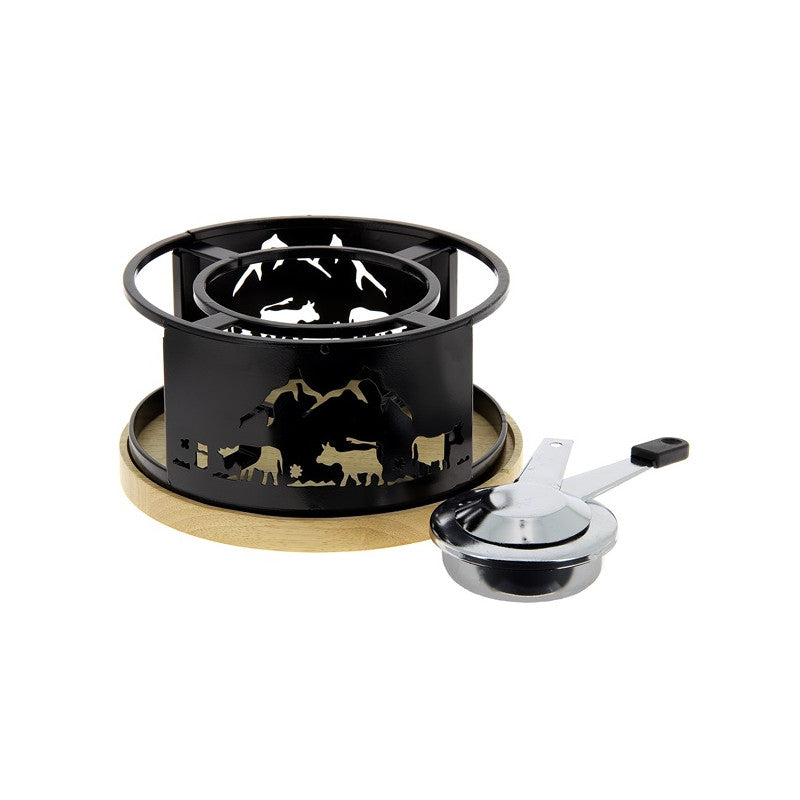 Vache*rechaud Fondue Plateau Bois* Table Et Cook - 3008209f Table Et Cook - Mathon
