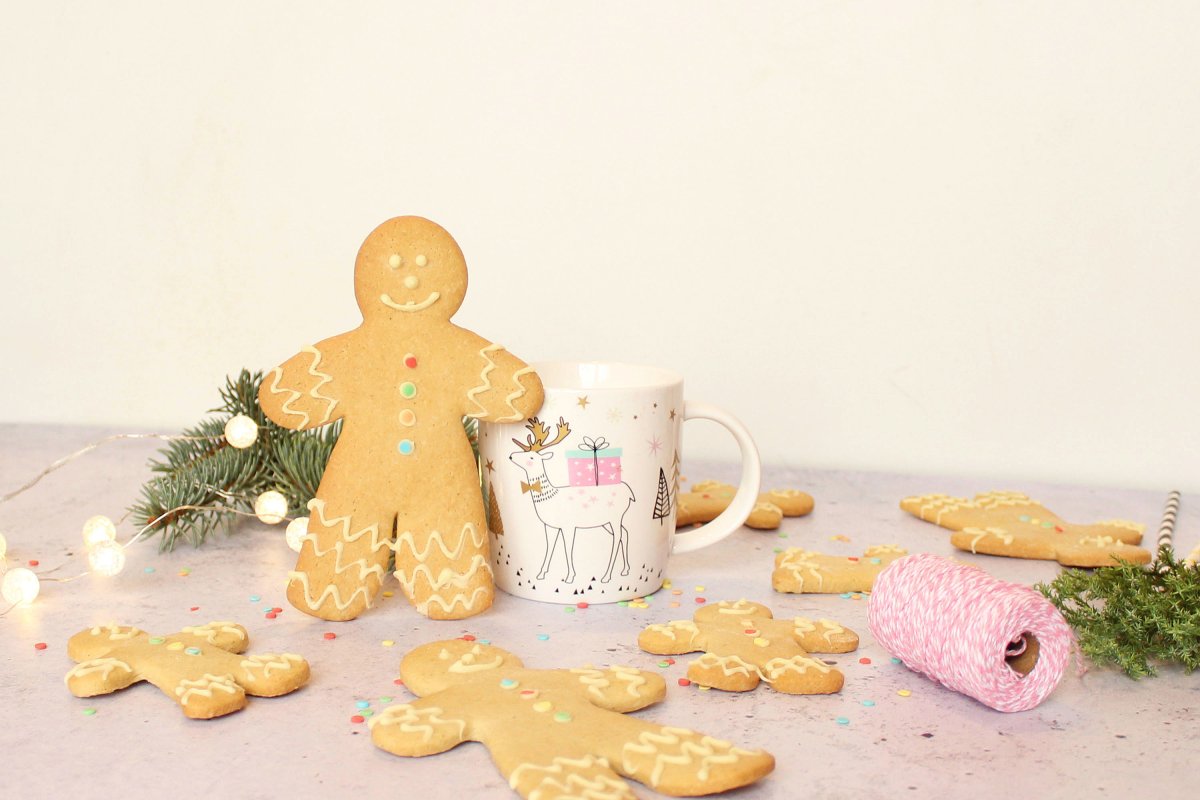 Lot de 2 emporte-pièces en forme de bonhomme en pain d