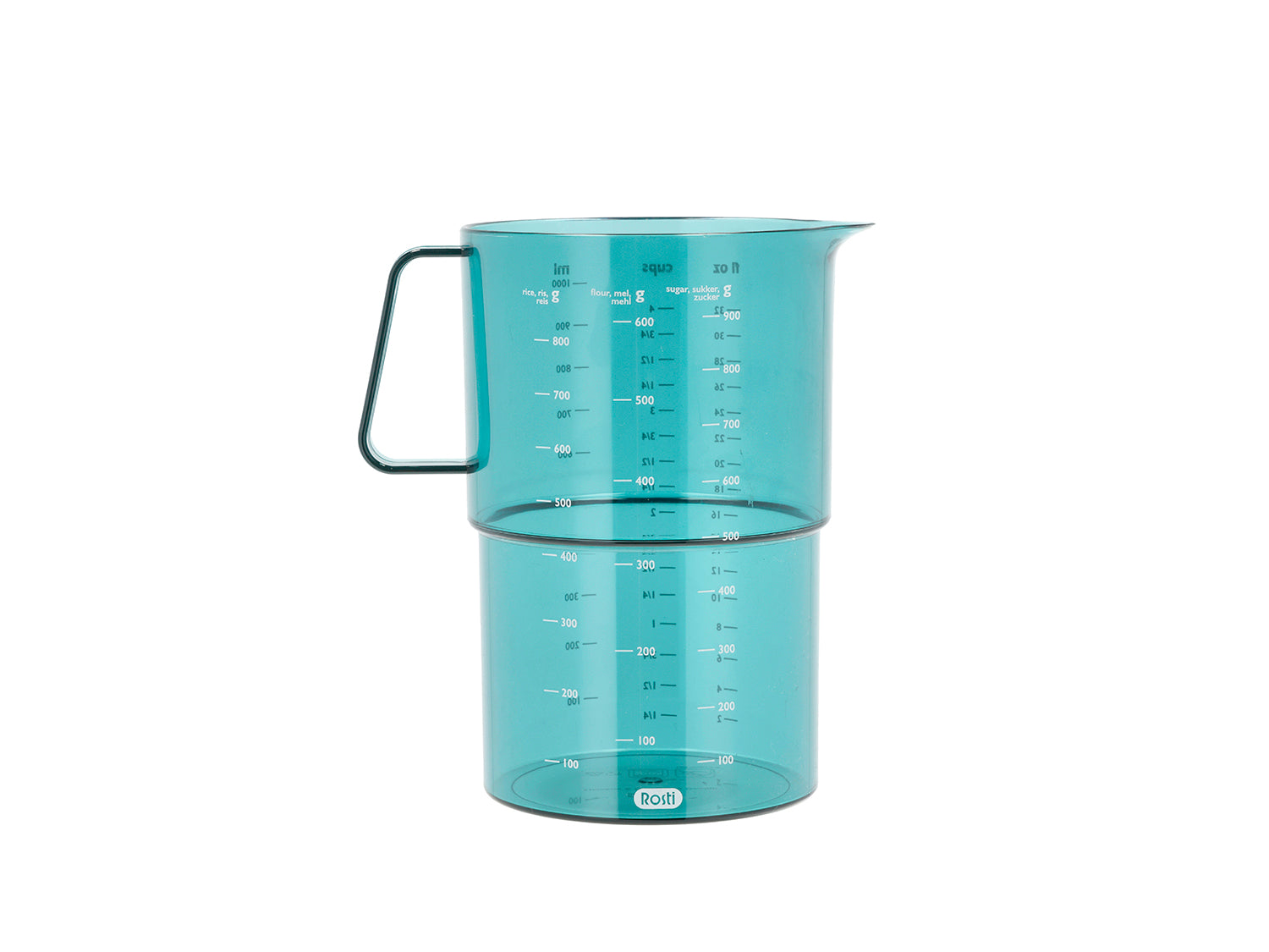 Pichet doseur MENSURA 1l en plastique rigide Nordic green Rosti - Mathon - 2