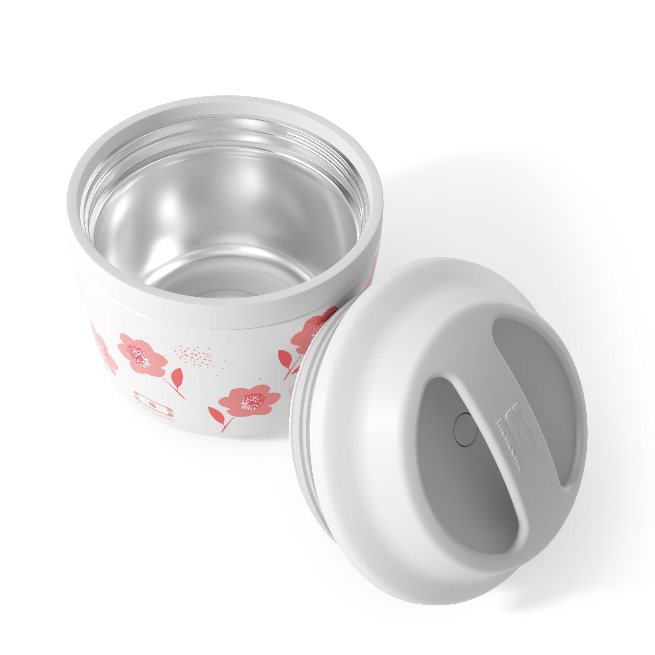 Set lunch box isotherme 550ml Poppy + sac isotherme + couverts Monbento - Mathon - 2