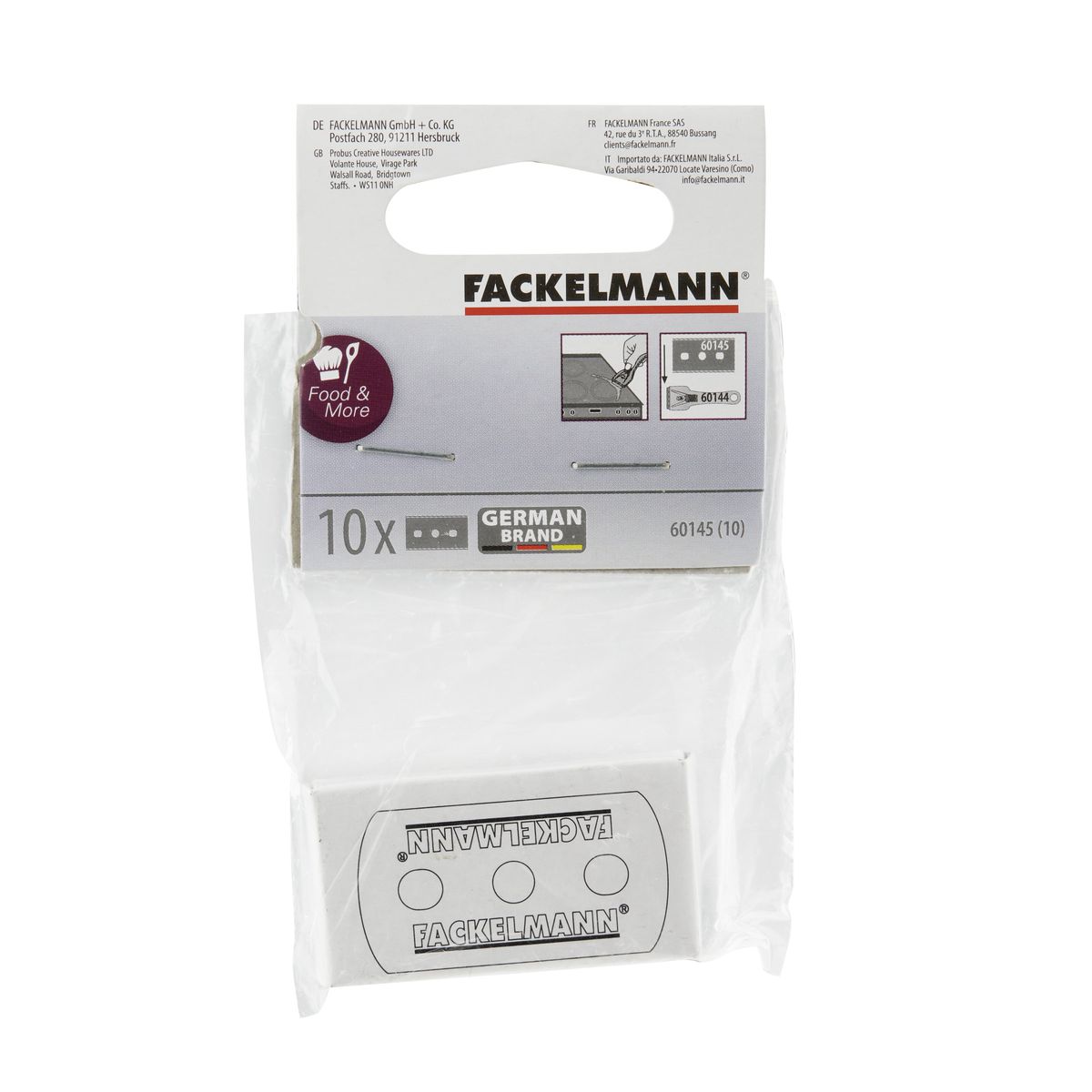 Lot de 10 lames de rechange pour racloir à plancha Fackelmann - Mathon - 4