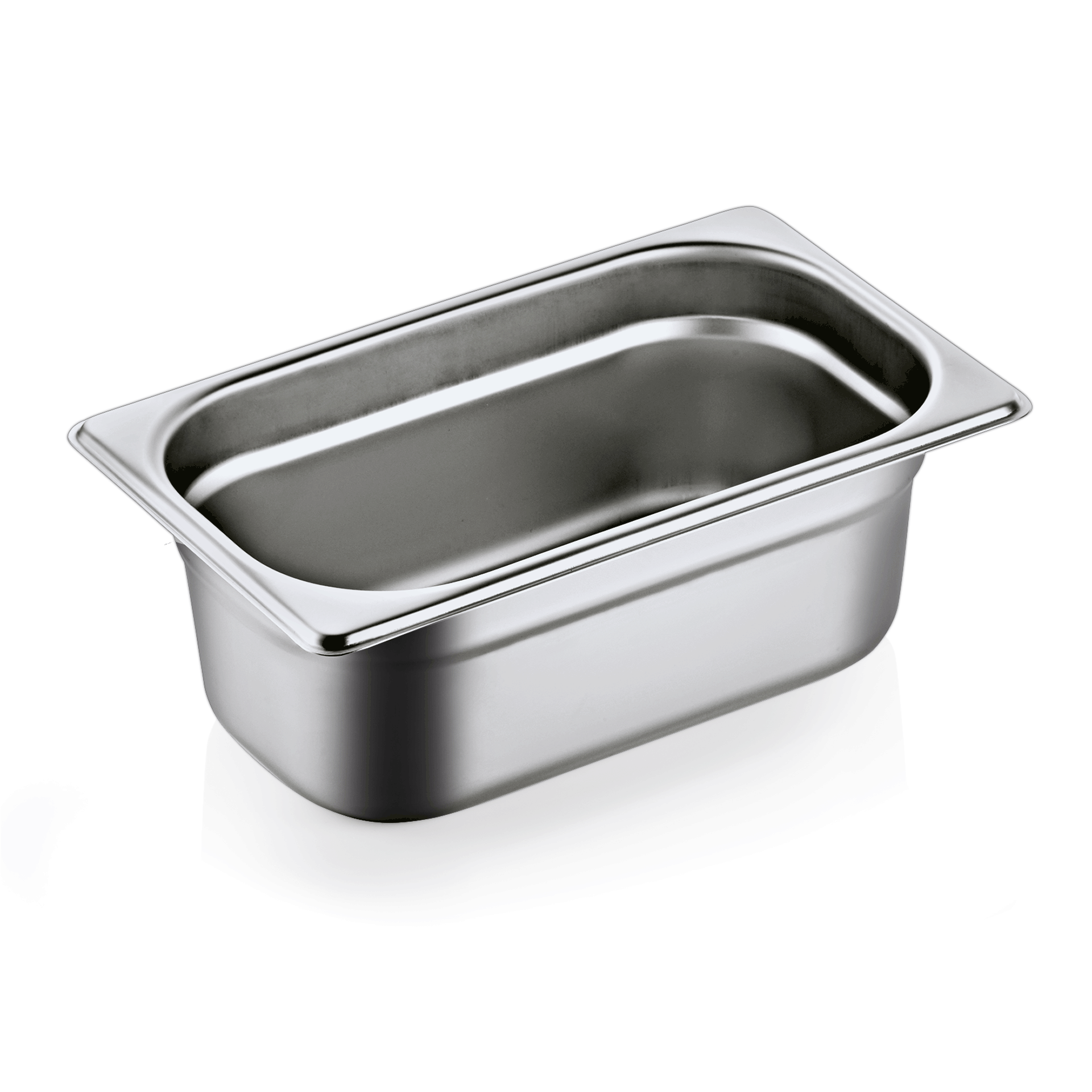 Bac GN 1/4 en Acier Chrome 2,8 L H 100 mm - WAS Germany - Mathon