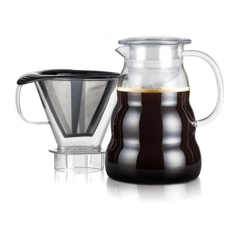 Cafetiere - Bodum - Melior - Filtre Permanent Maille Inox - 8 Tasses - 1.0 L - Transparent Bodum - Mathon - 1