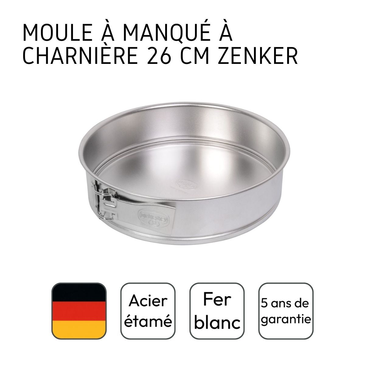 Ensemble de 2 Moules à manqué à charnière 26 cm  Classics Dr. Oetker - Mathon - 4