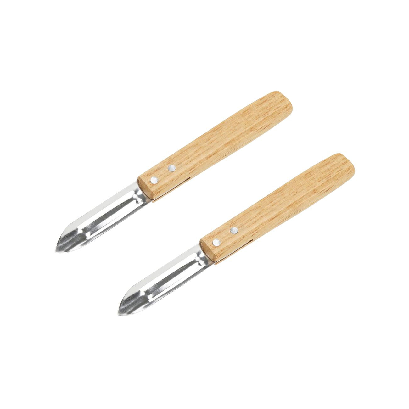 Ensemble de 2 Eplucheurs Econome Nature 16 cm Nirosta - Mathon - 1