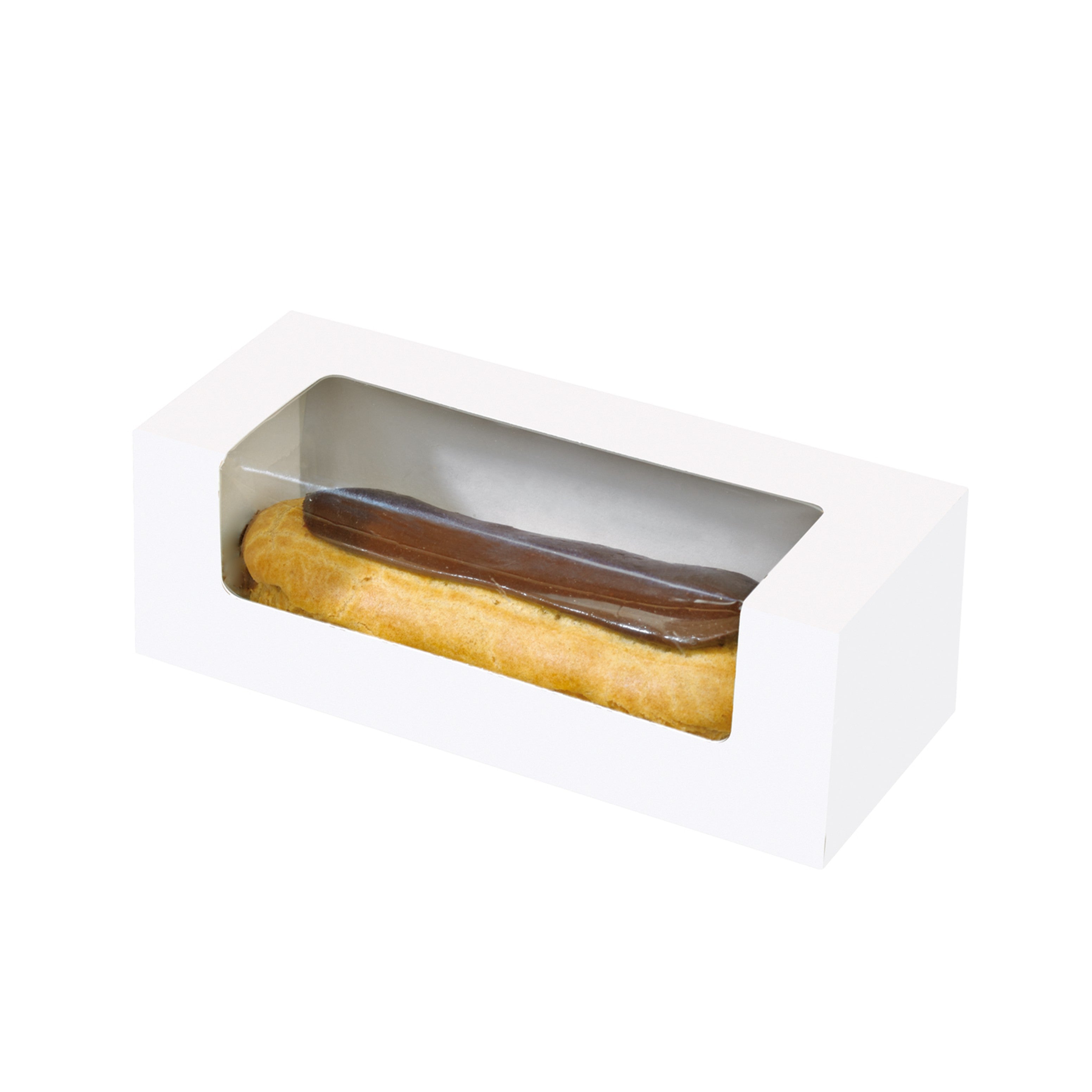 50Pcs - Boite carton à fenêtre pour éclair ou macaron  150x60x50mm FirstPack - Mathon - 2