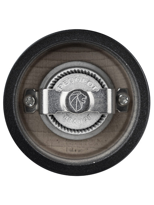 Bistro Moulin à poivre manuel en bois laqué, noir, 10 cm - 4" Peugeot - Mathon - 5