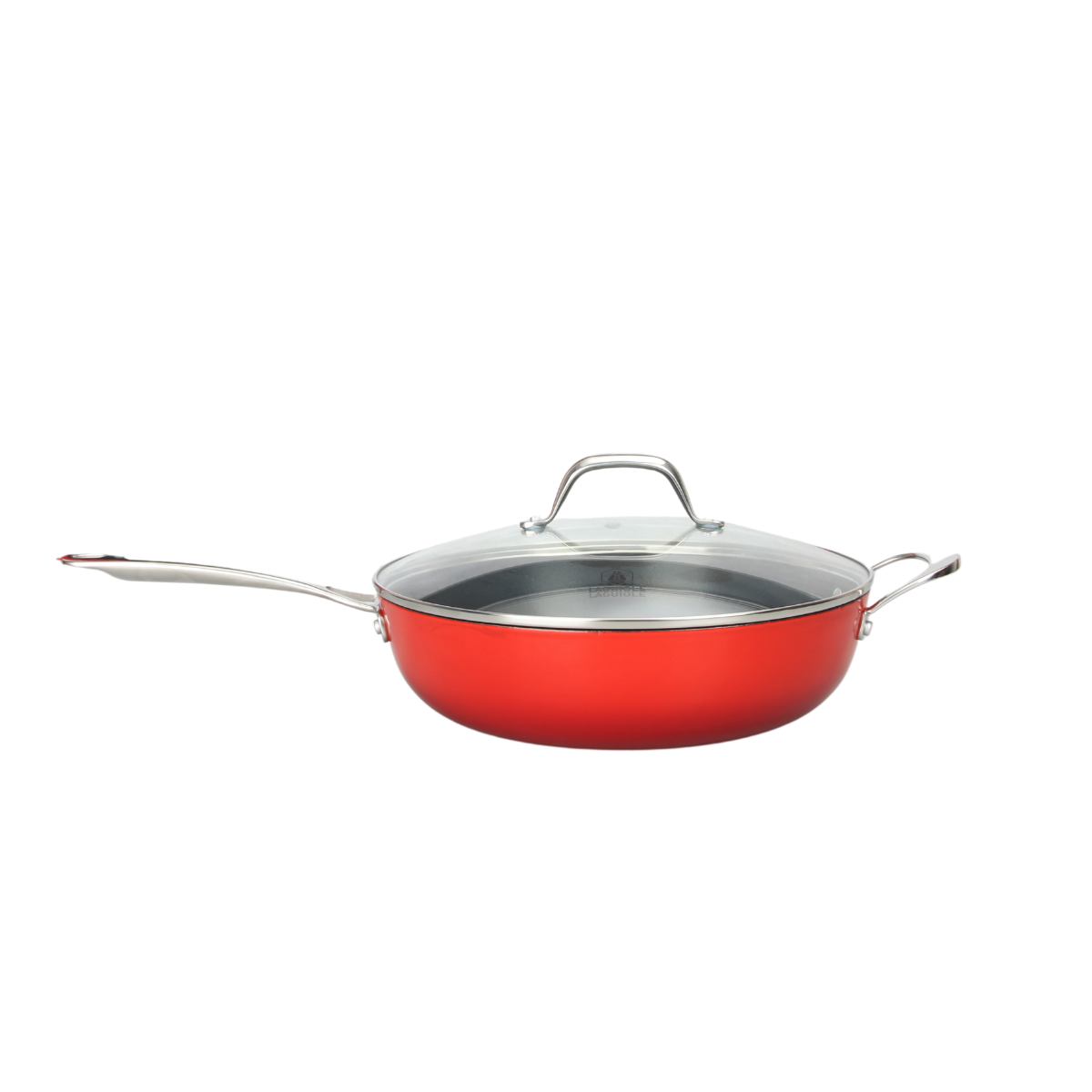 Sauteuse rouge 28cm - "Red AirIron" Laguiole Cuisson - Mathon - 1