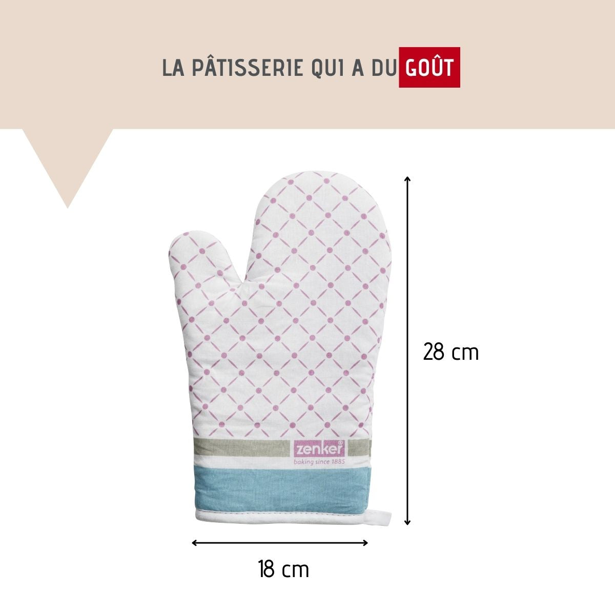 Gant de cuisine en coton 28 cm Zenker Divers Zenker - Mathon - 3