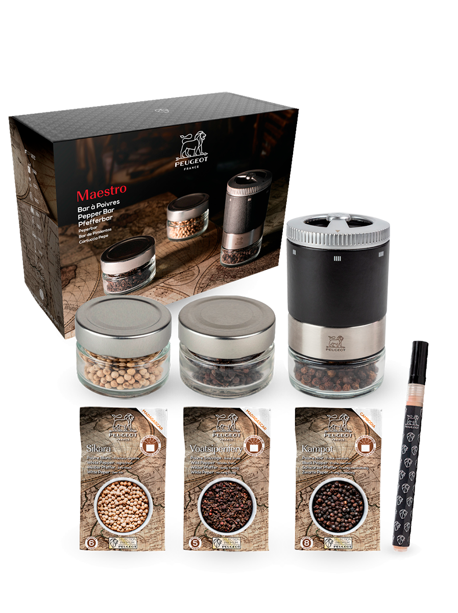 Maestro Bar à poivres - moulin à poivre u