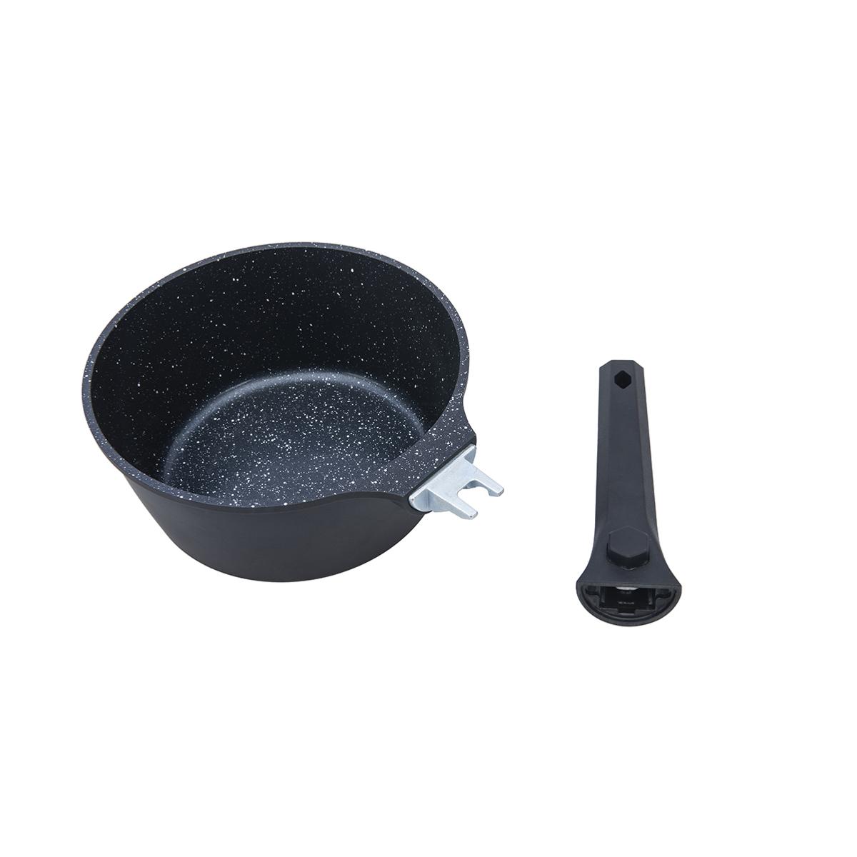 Set de 3 casseroles noir amovible 16/18/20cm - "Alizée" Laguiole Cuisson - Mathon - 4