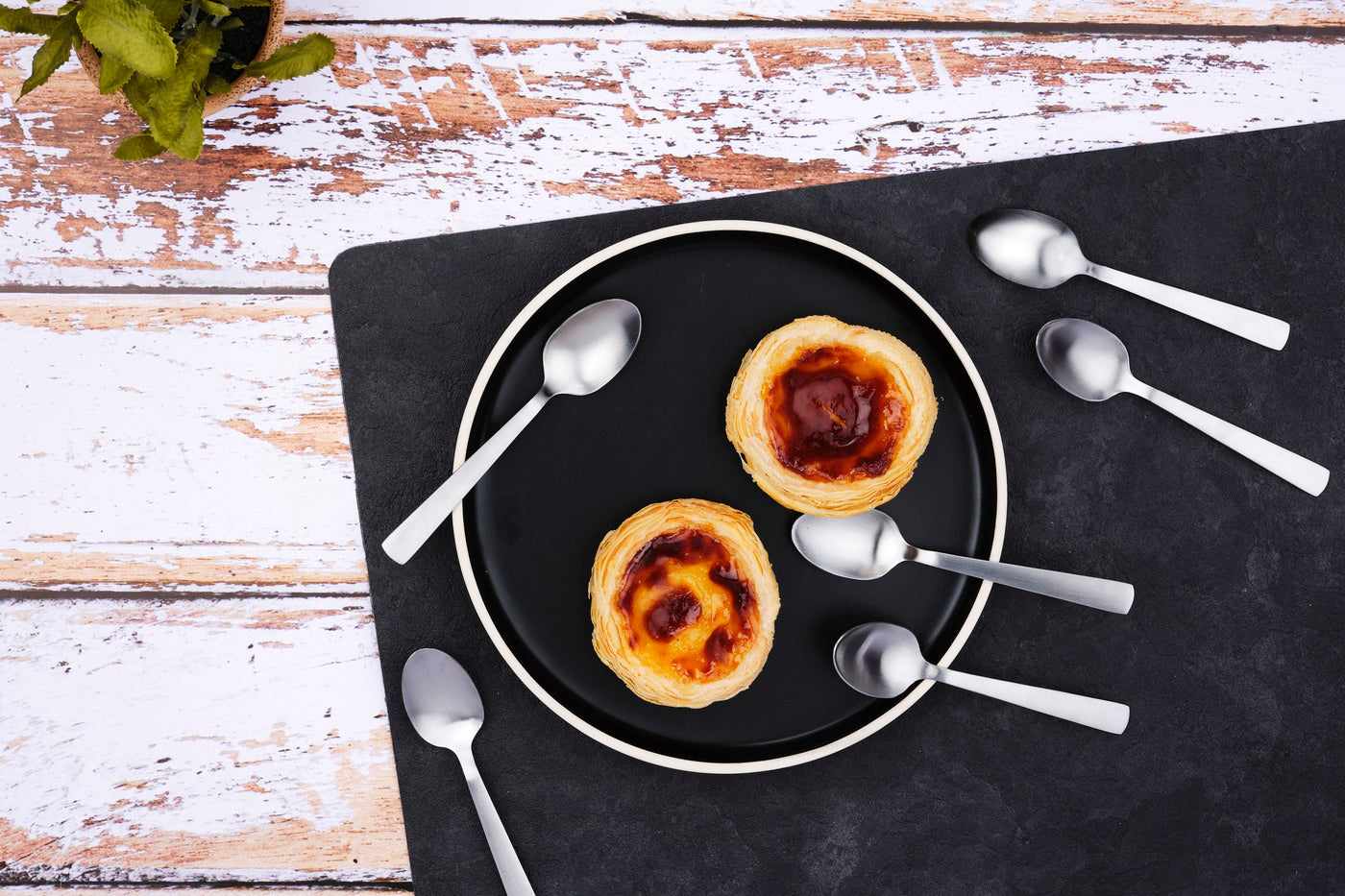 Lot de 6 petites cuillères en inox argent D Björn - Mathon - 2