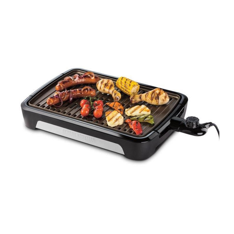 George Foreman 25850-56 Barbecue Grill Sans Fumee Interieur Exterieur, Plaques Amovibles George Foreman - Mathon - 1
