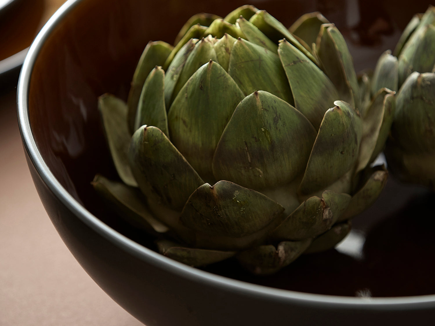 Saladier GASTRO en grès Noir/Ambre Bitz - Mathon - 9