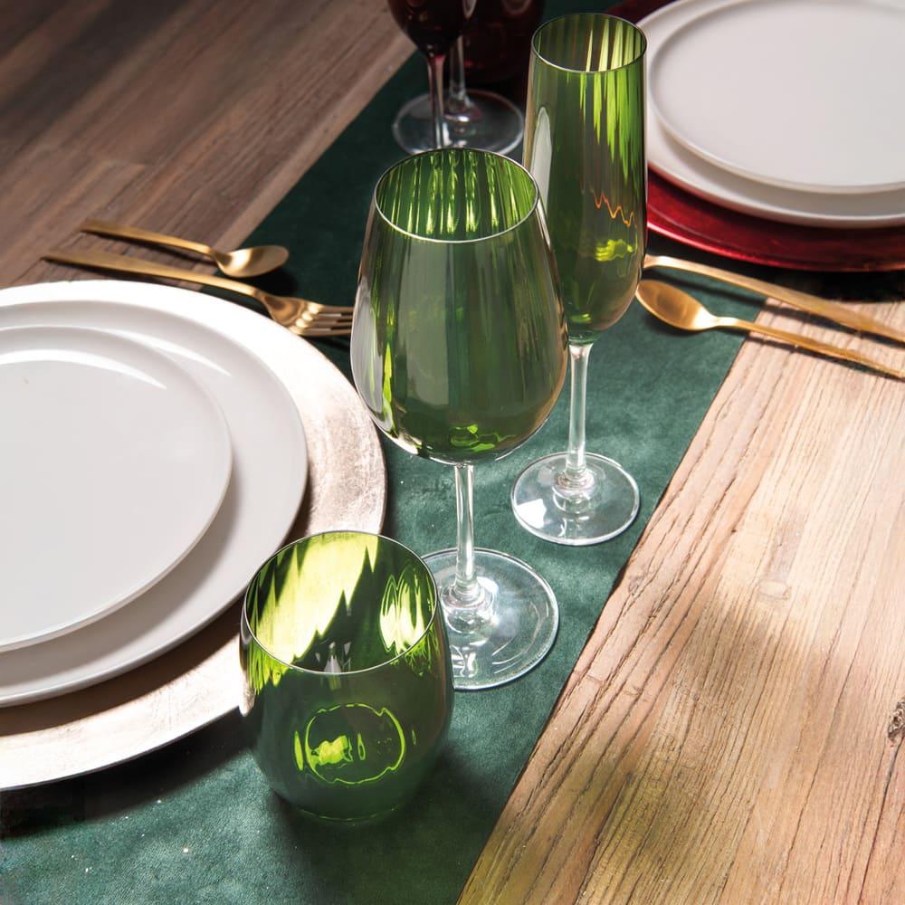 Gobelet vert Santa 30 cl (lot de 6) Table passion - Mathon - 3