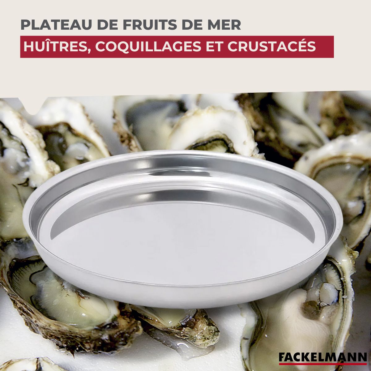 Plateau pour fruits de mer 35 cm  Spécialités Culinaires Fackelmann - Mathon - 2