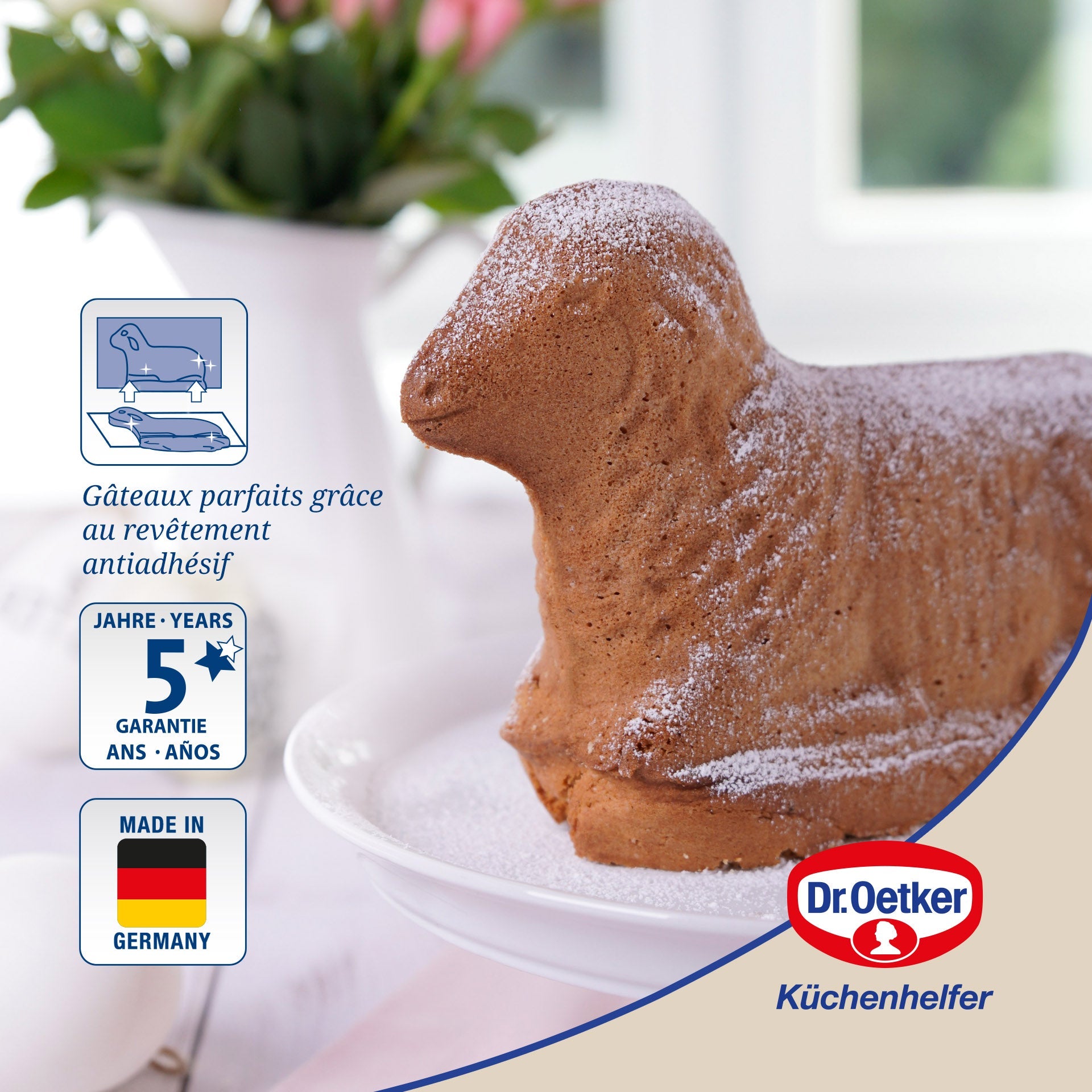 Moule à gâteaux agneau pascal Dr. Oetker Baker Edition Dr. Oetker - Mathon - 2