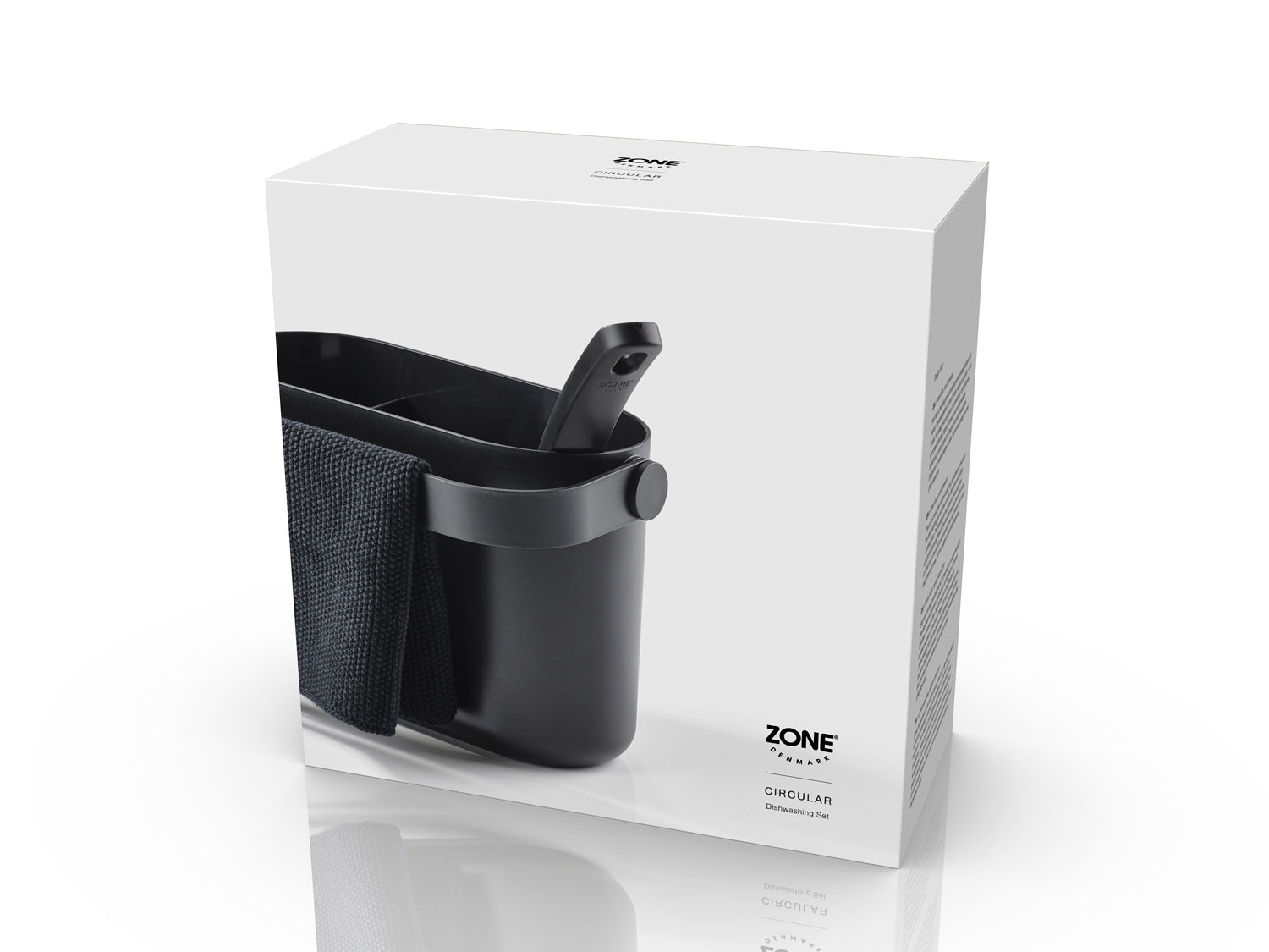 Set de vaisselle CIRCULAR en abs et polypropylène Noir Zone Denmark - Mathon - 2
