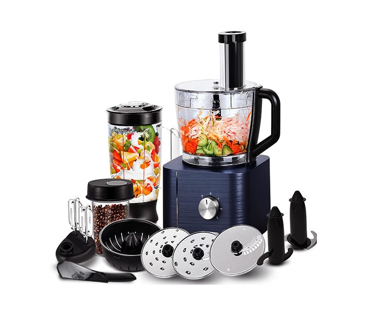 Robot Multifonction de Cuisine de 1,5L - 3,2L 1100W bleu noir Vendos85 - Mathon