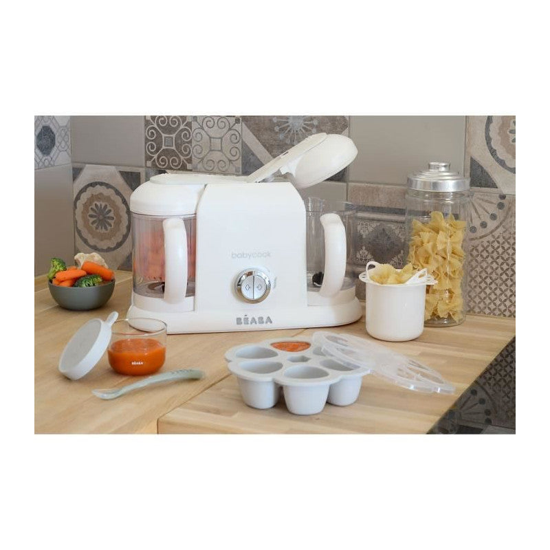 Beaba, Babycook Duo, Robot Bebe 4 En 1, Cuiseur, Mixeur, Contenance Xxl 2200 Ml - Blanc Beaba - Mathon - 3