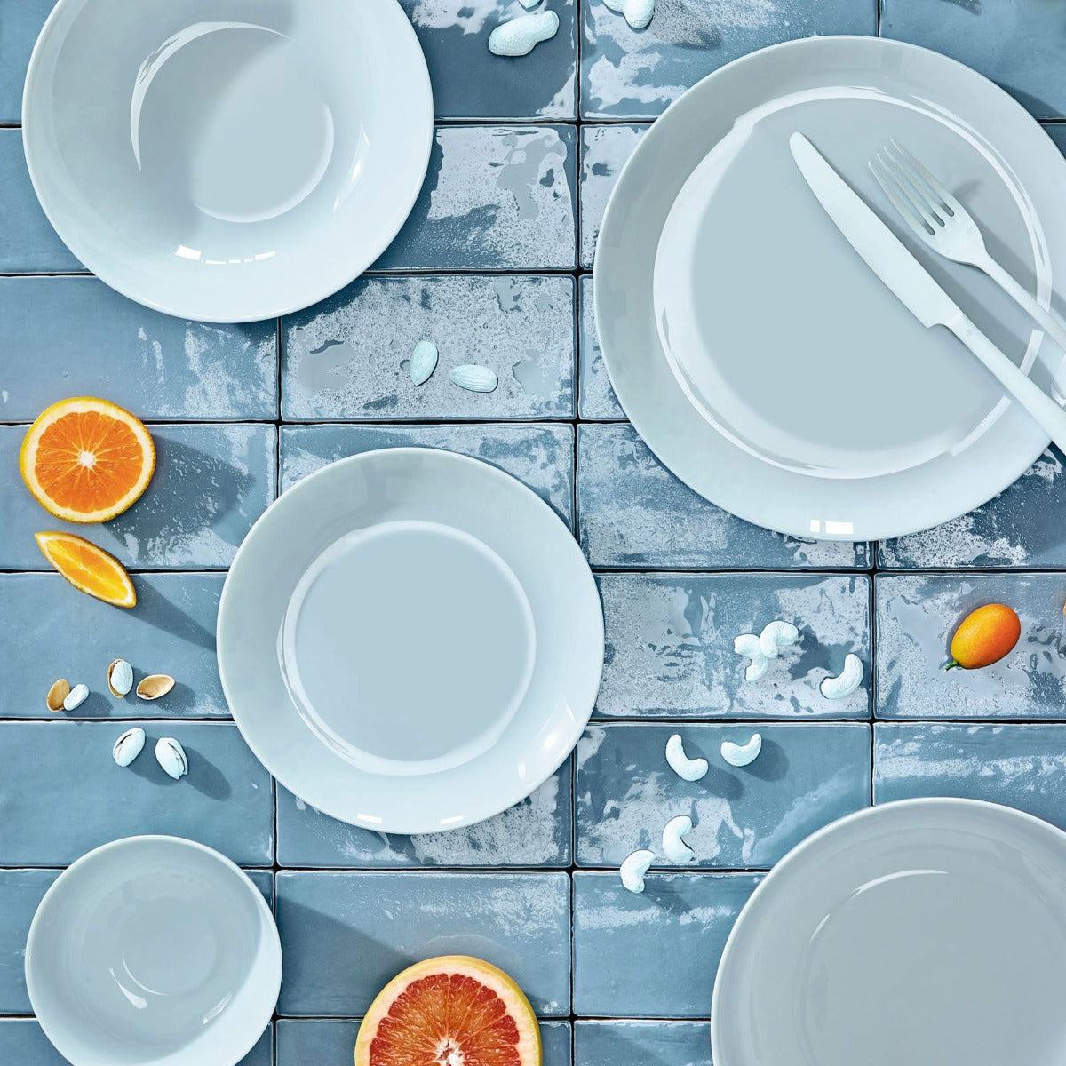 4 coupelles 12,5cm Diwali Paradise Blue Luminarc - Mathon - 5