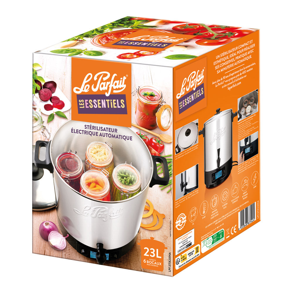 Stérilisateur électrique et automatique inox 23L Le Parfait - Mathon - 2