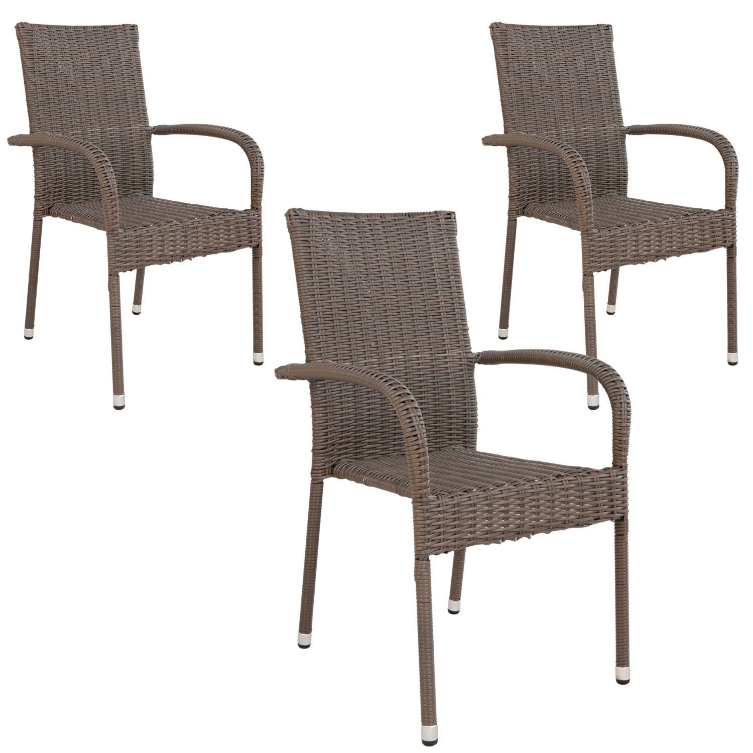 6 chaises de jardin portland House Nordic - Mathon