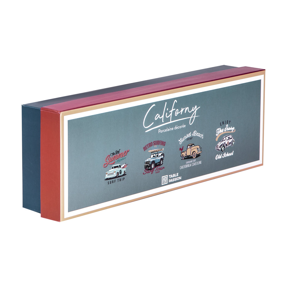 Coffret de 8 tasses Californy 10 cl Table passion - Mathon - 2
