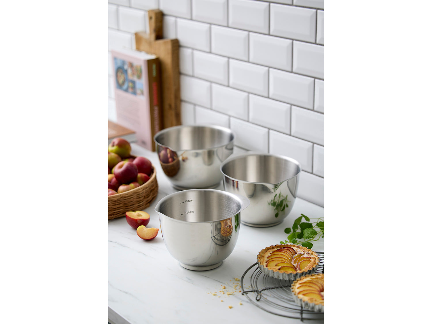 Set de bols 3 pces MARGRETHE en acier Acier Rosti - Mathon - 5