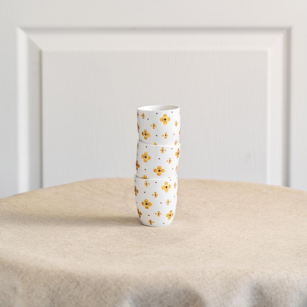 Coffret de 6 gobelets Eleor 6 cm Table passion - Mathon - 3