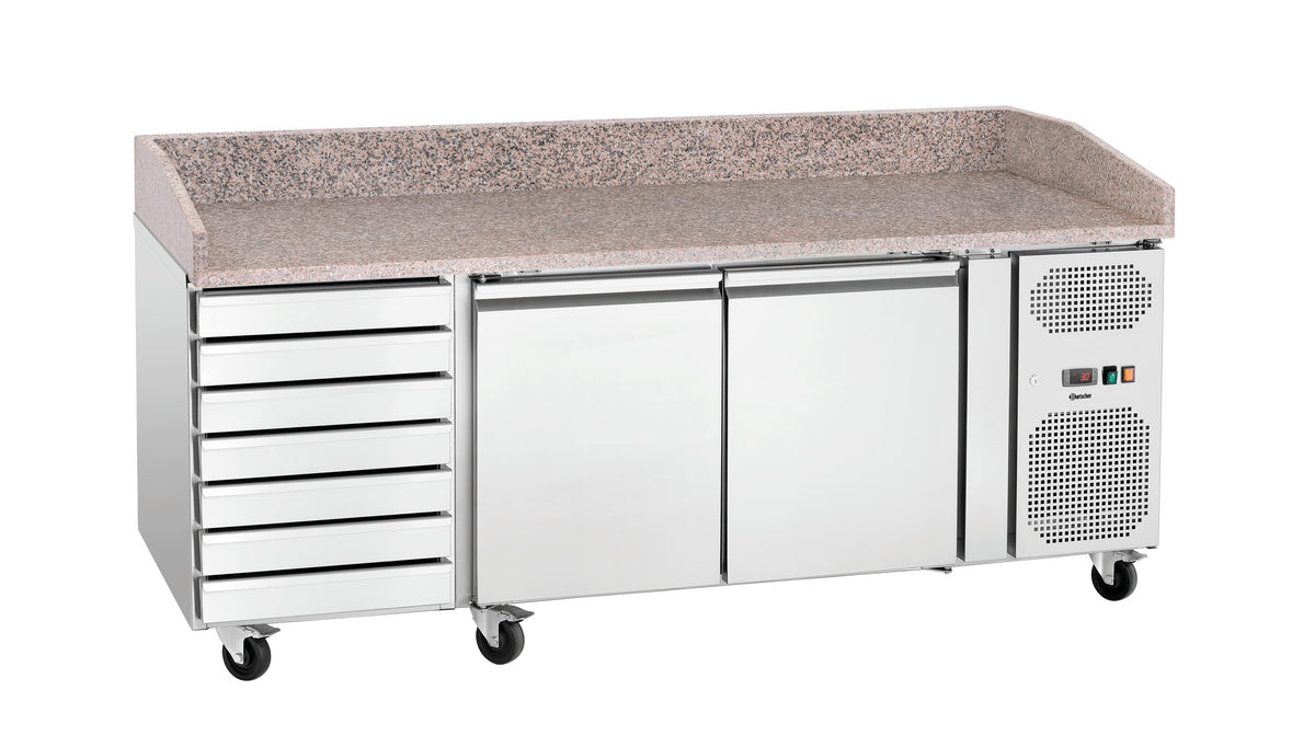 Table à pizza réfrigérée granit G-S7T2 / -2 °C à 8 °C - Bartscher - Mathon - 2