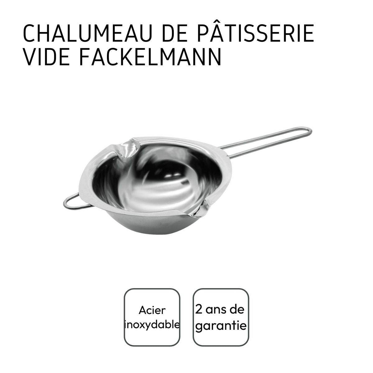 Ensemble de 2 Services à bain marie 26 cm pour chocolat Zenker Zenker - Mathon - 4