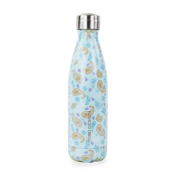 Bouteille isotherme 500ml - Cashmere Bleu Yoko® Design - Mathon