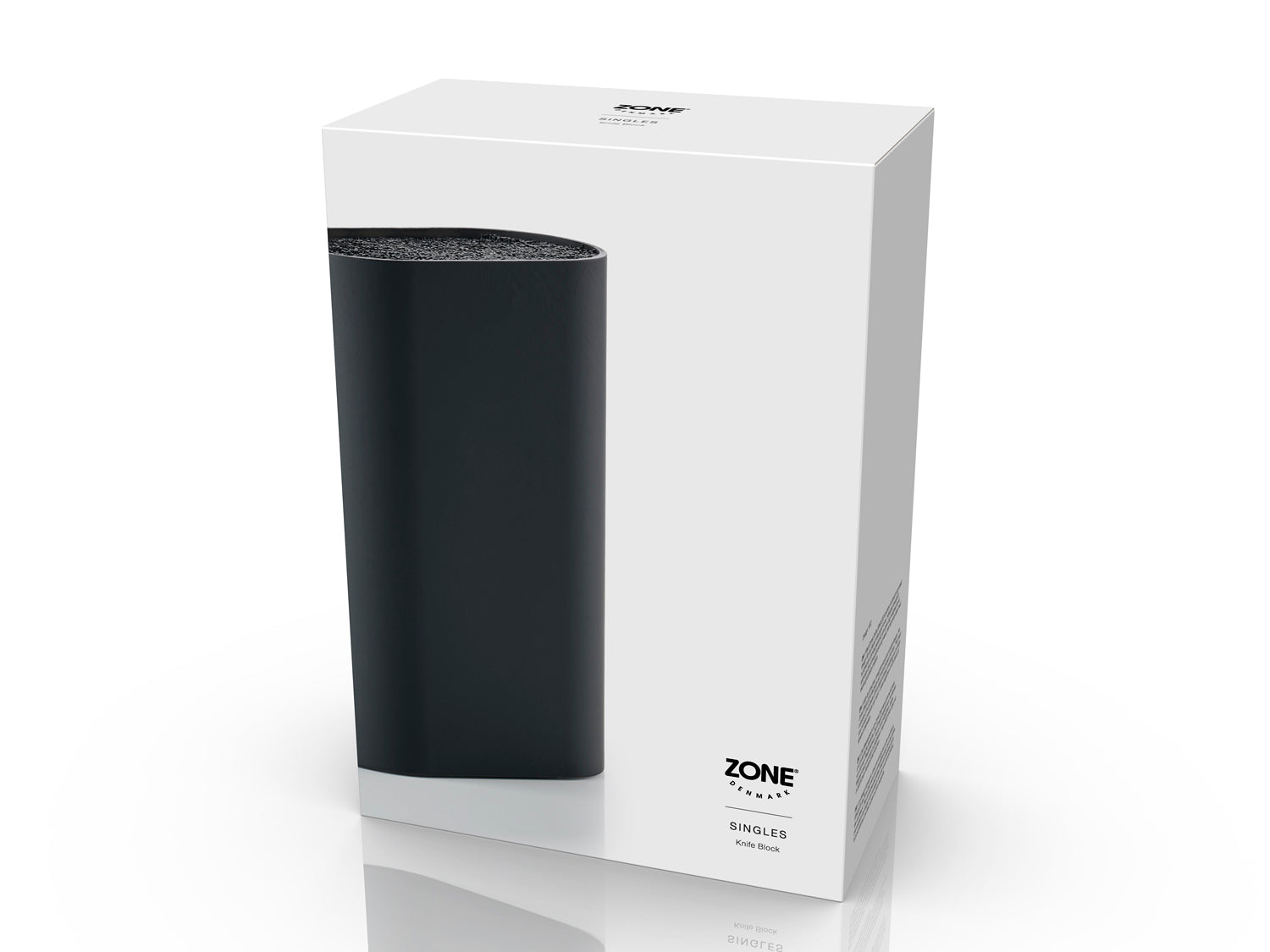 Bloc couteaux SINGLES en polypropylène et élastomère thermoplastique Noir Zone Denmark - Mathon - 2