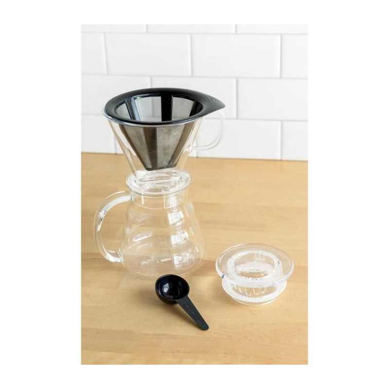 Cafetiere - Bodum - Melior - Filtre Permanent Maille Inox - 8 Tasses - 1.0 L - Transparent Bodum - Mathon - 2