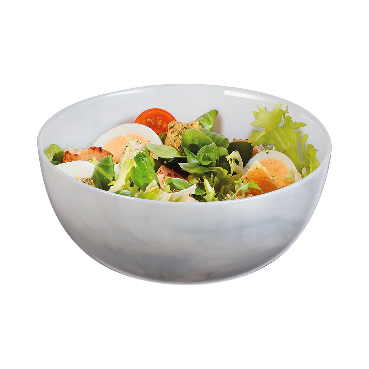 Saladier gris 21cm Diwali Marble - Luminarc  - Verre opale extra résistant Luminarc - Mathon - 2