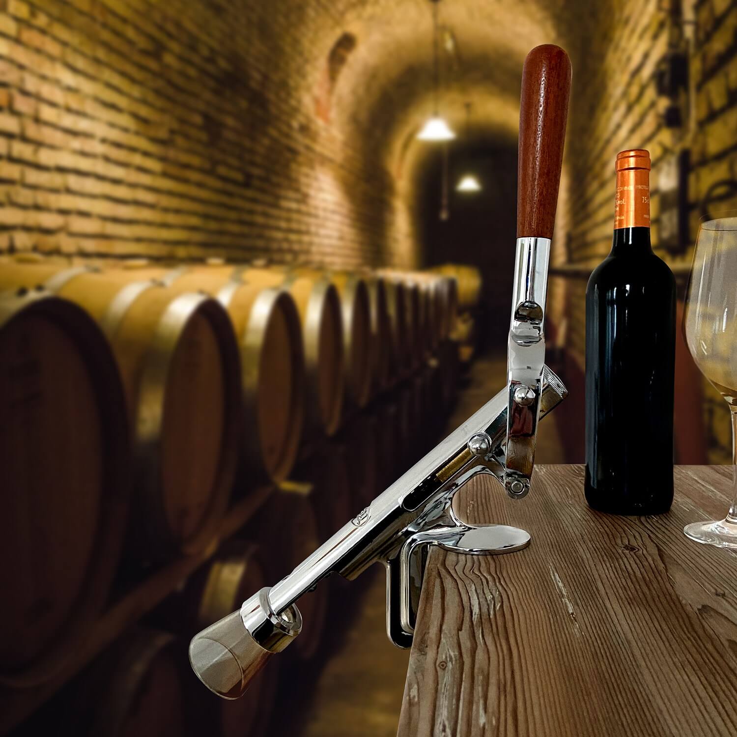 Tire-bouchon de comptoir Chromé BOJ - Mathon - 2