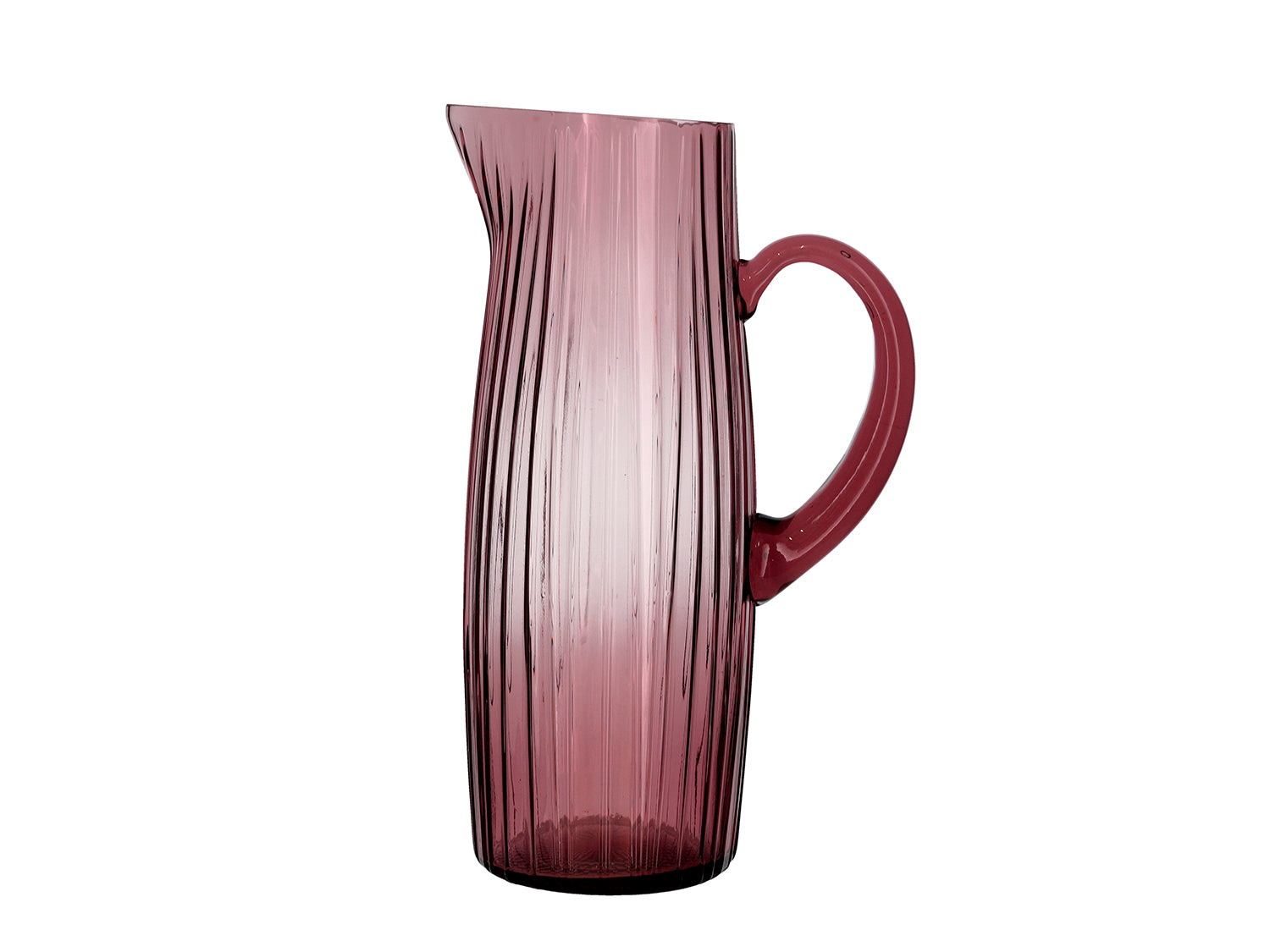 Pichet KUSINTHA en verre Rose Bitz - Mathon - 1