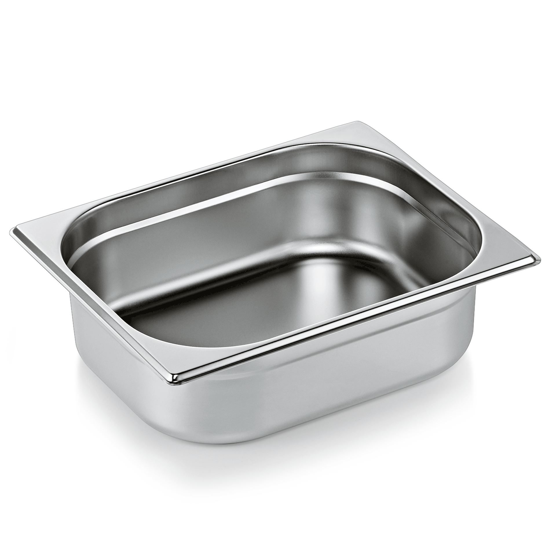 Bac GN 1/2 ECO en Acier au nickel-chrome 6,5 L H 100 mm Lot de 6 - WAS Germany - Mathon