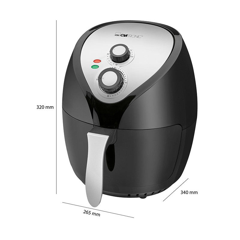 Friteuse sans huile 3.6L 1400W Clatronic FR 3699H Noir Clatronic - Mathon - 6