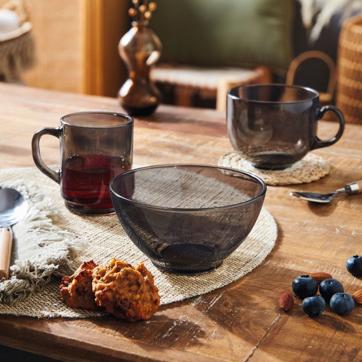 4 tasses Jumbo 50cl gris Alba Luminarc - Mathon - 5