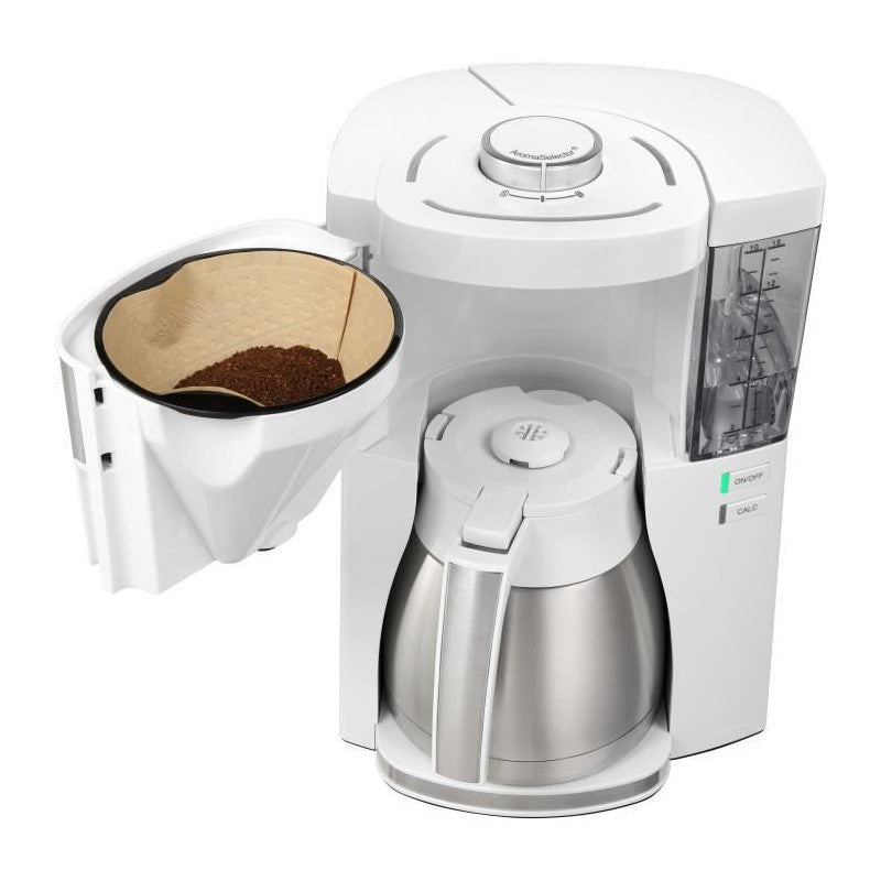 Machine A Café Melitta - Look V Therm Perfection 1025-15 Blanc/acier Brossé Melitta - Mathon - 2