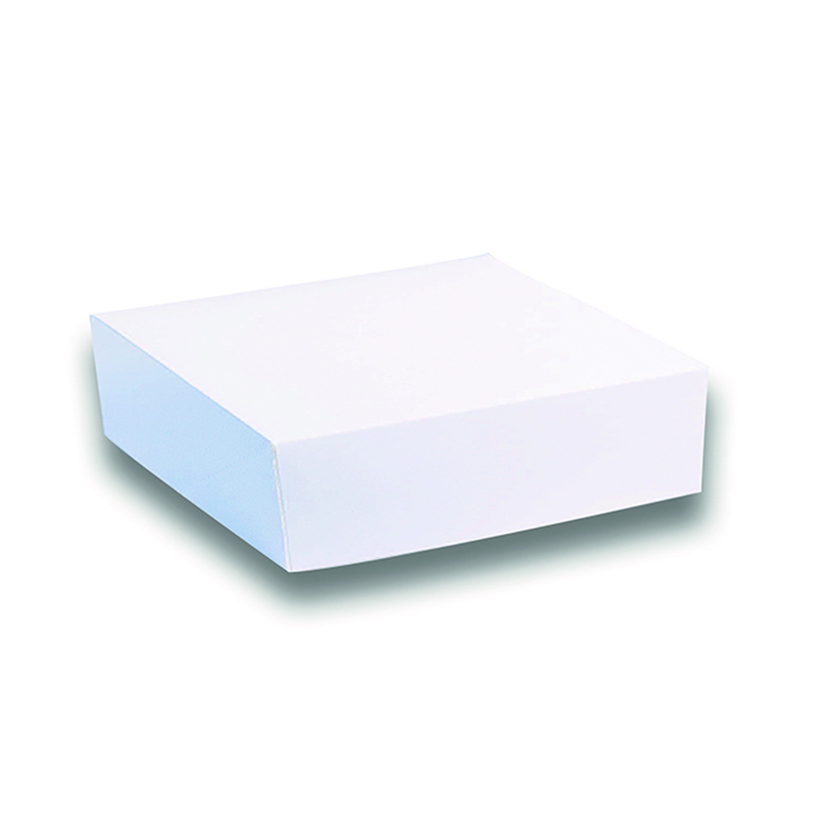 50Pcs - Boite pâtissière carton blanche  230x230x50mm FirstPack - Mathon