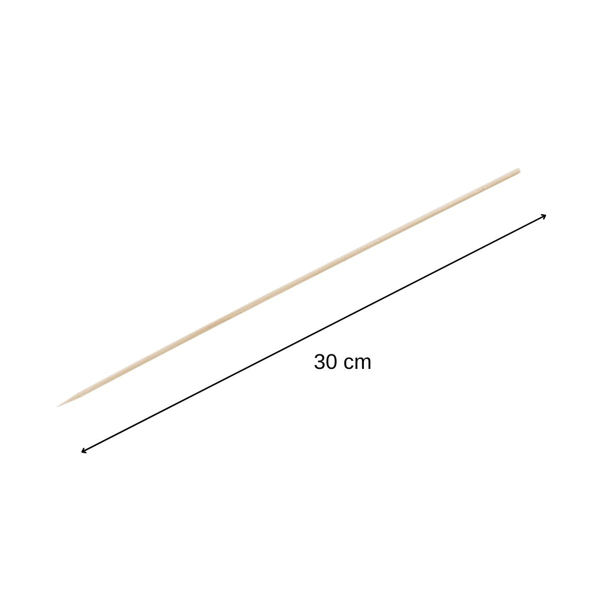 Lot de 60 pics à brochette en bois 30 cm  Wood Edition Fackelmann - Mathon - 3