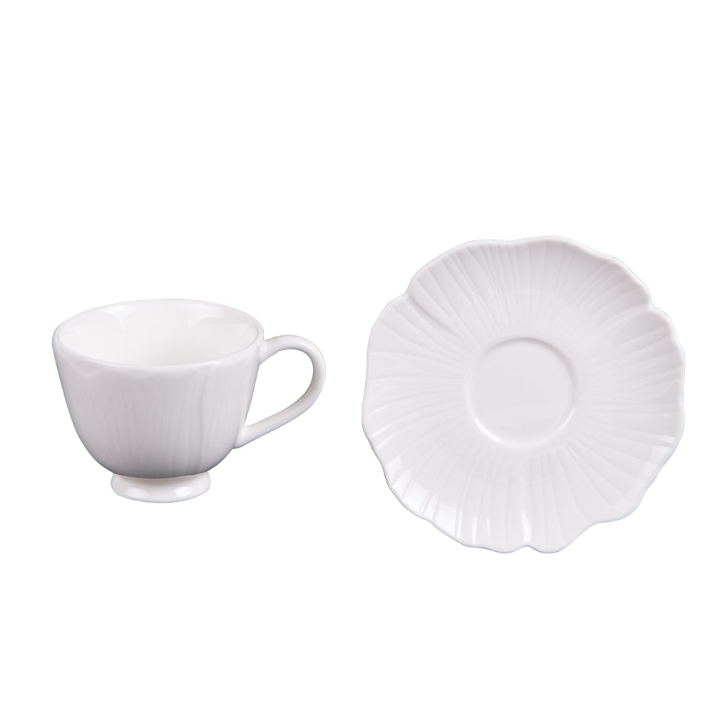 Tasse à café avec sous tasse Ginkgo 10 cl (lot de 6) Table passion - Mathon - 2