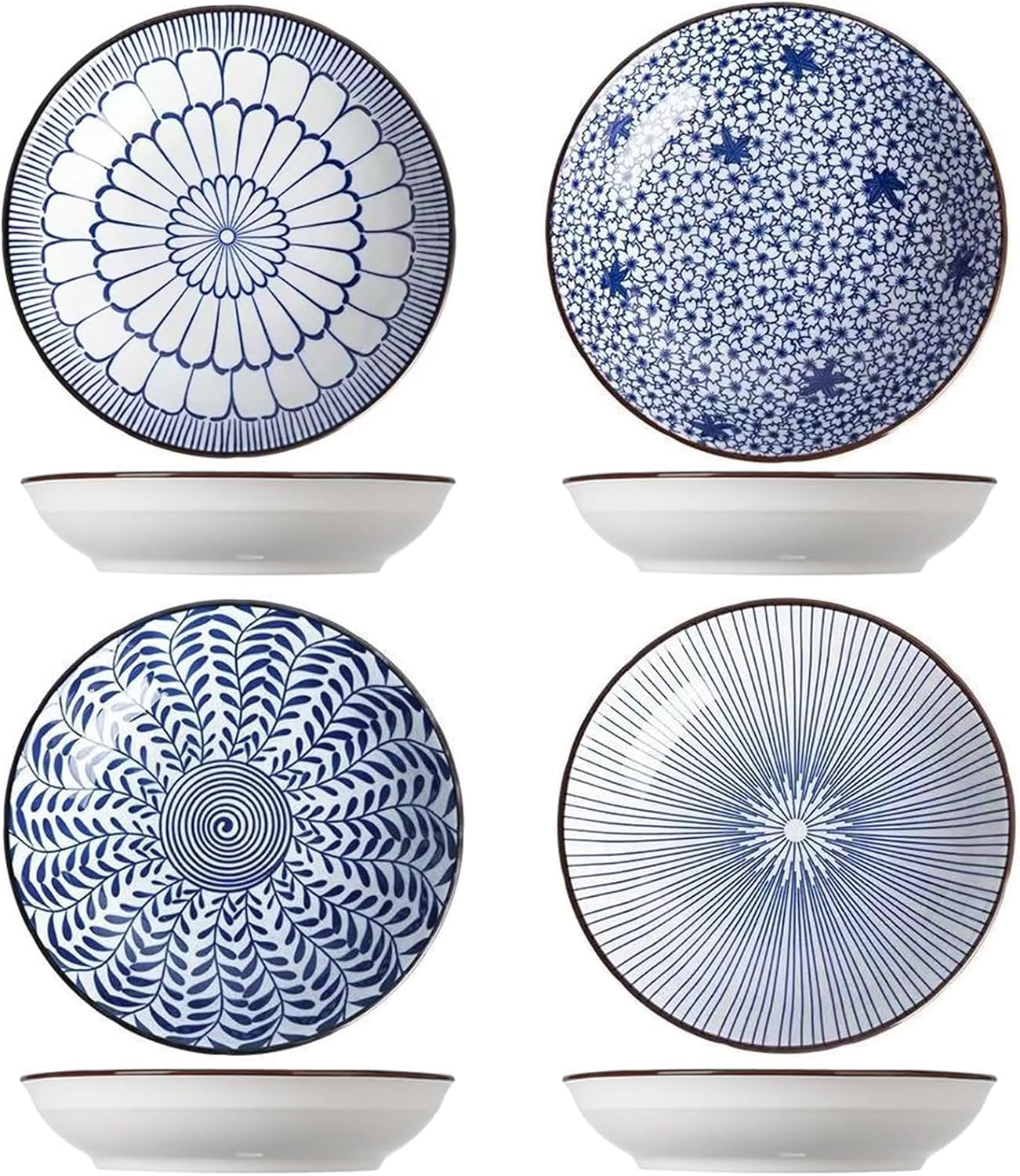 Lot de 4 assiettes en céramique 17,8 cm Vendos85 - Mathon