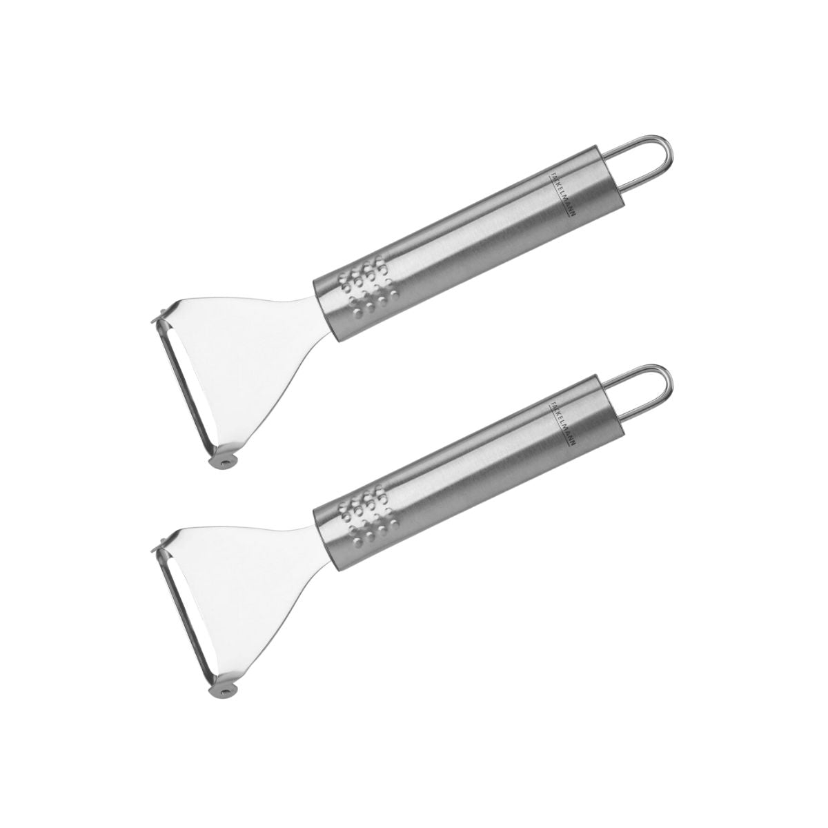 Lot de 2 rasoirs à légumes inox 18 cm  Ovale Fackelmann - Mathon - 1