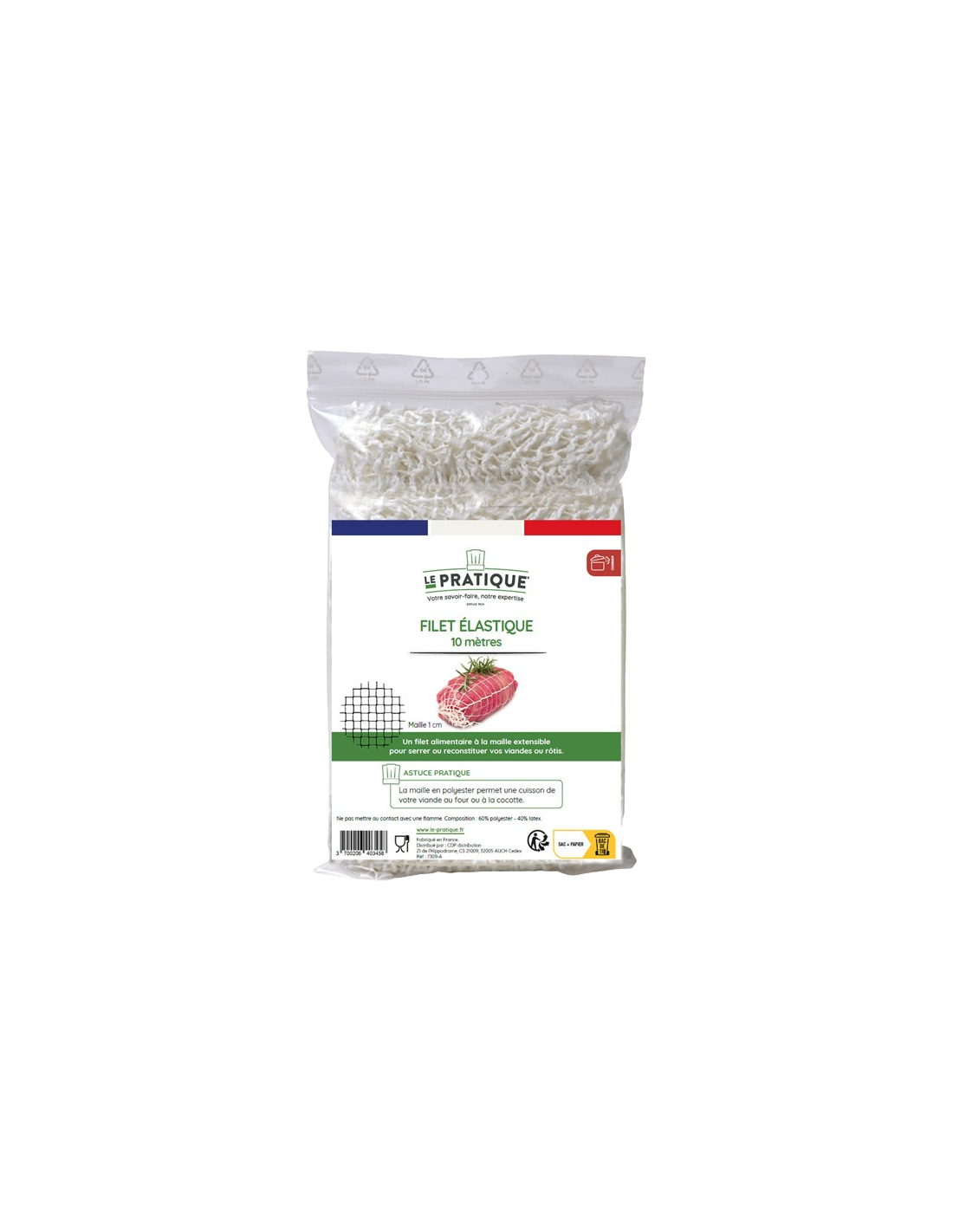 Filet Elastique Roti, Saucisson... 10 M Le Pratique - Mathon