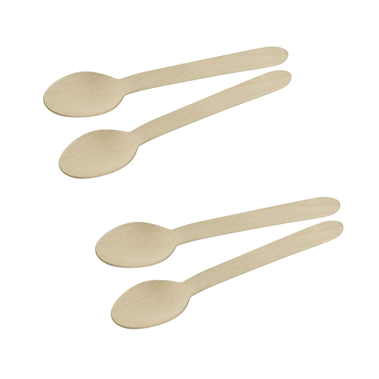 Ensemble de 60 Cuillères à café en bois pour pique-nique  Move Fackelmann - Mathon - 1