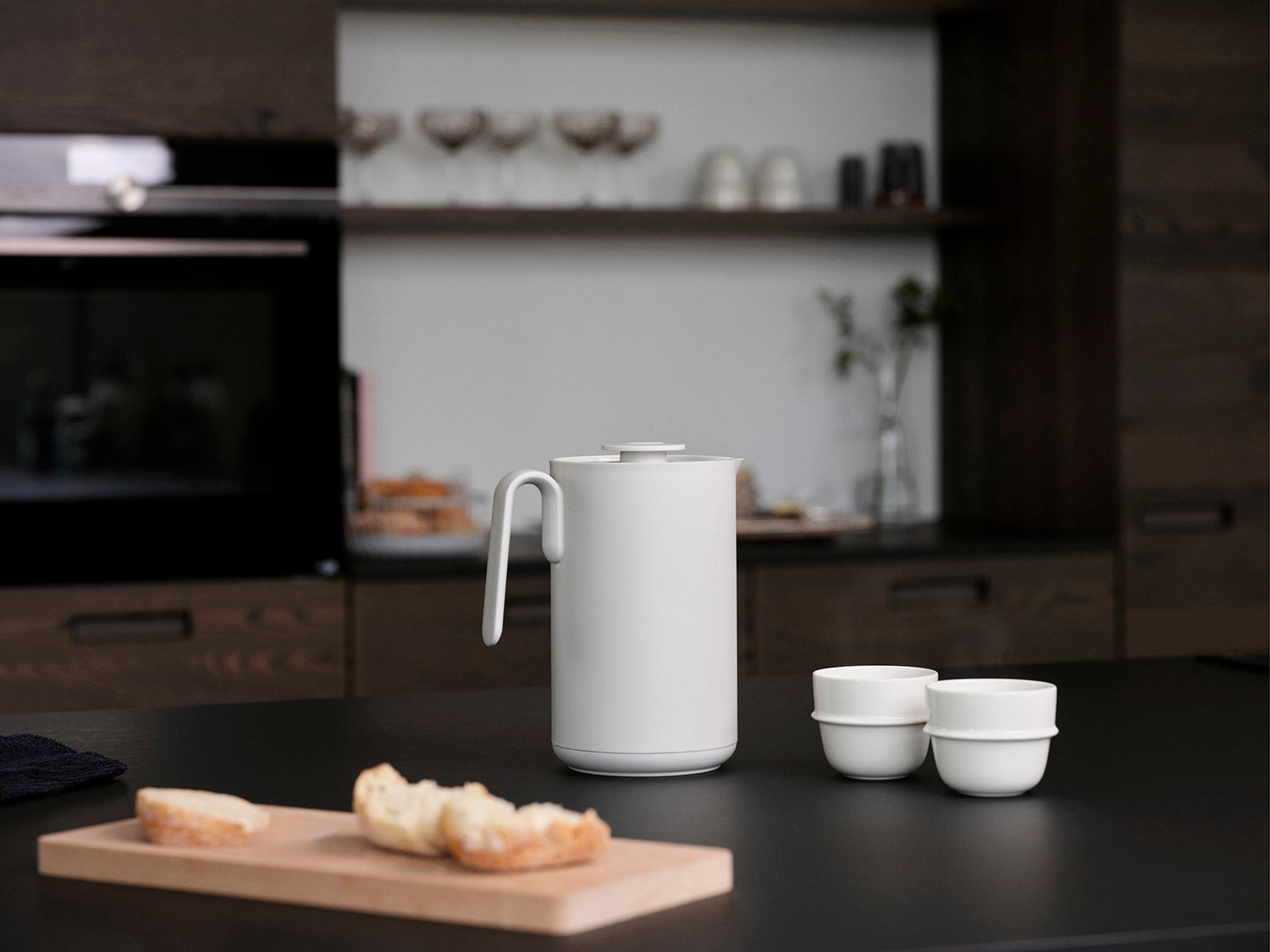 Thermos SINGLES en plastique et verre Gris chaud Zone Denmark - Mathon - 8